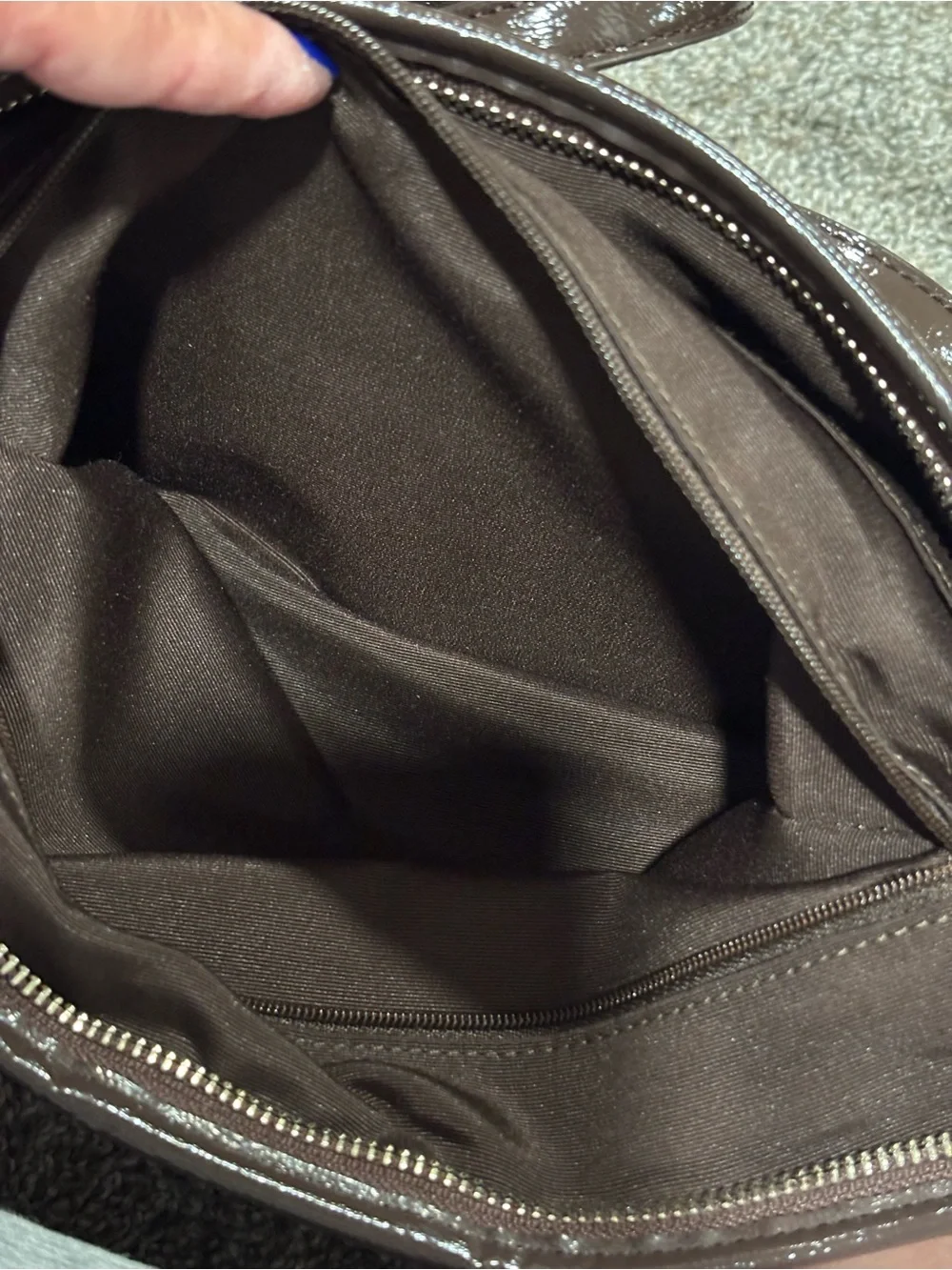 Coach Khaki and Brown Signature Canvas Shoulder Bag